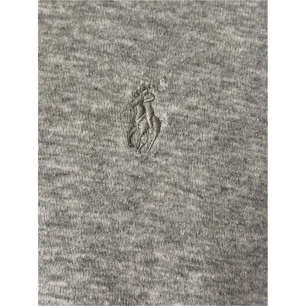 Polo Ralph Lauren Women's Heather Grey Turtleneck Top Medium Soft Minimalist